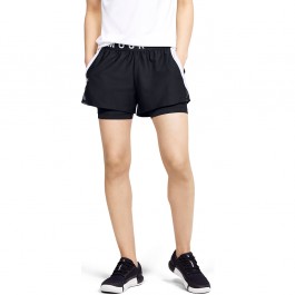 UNDER ARMOUR PLAY UP 2-IN-1 SHORTS 1351981-001 ΓΥΝΑΙΚΕΙΑ 
