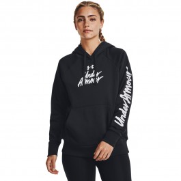 UNDER ARMOUR RIVAL FLEECE GRAPHIC HDY 1379609-001 ΓΥΝΑΙΚΕΙΑ 