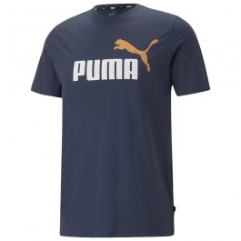 Ανδρικά t-shirts - PUMA ESS+ LOGO TEE 586759-15 ΑΝΔΡΙΚΑ ΡΟΥΧΑ